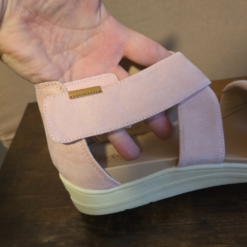 Dr. Scholl's Pink Wedge Sandals - Picture 5 of 7